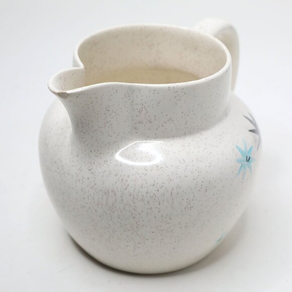 VINTAGE Myott’s Safari Silent Night Pattern Atomic Starburst Ceramic Jug Pitcher - Picture 6 of 12